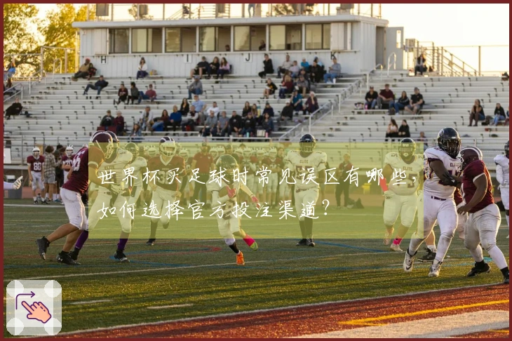 世界杯买足球时常见误区有哪些，如何选择官方投注渠道？