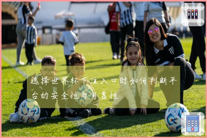 选择世界杯下注入口时如何判断平台的安全性与可靠性